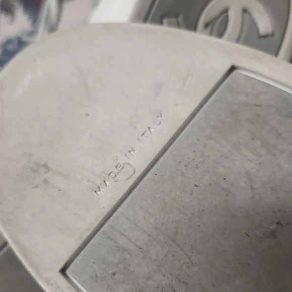 CHANEL Women's Metallic Silver Sneakers - Picture 11 of 17